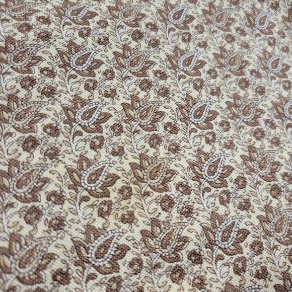 Polo Golf Ralph Lauren Shirt Mens Large Brown All Over Print Floral Short Sleeve - Picture 7 of 11